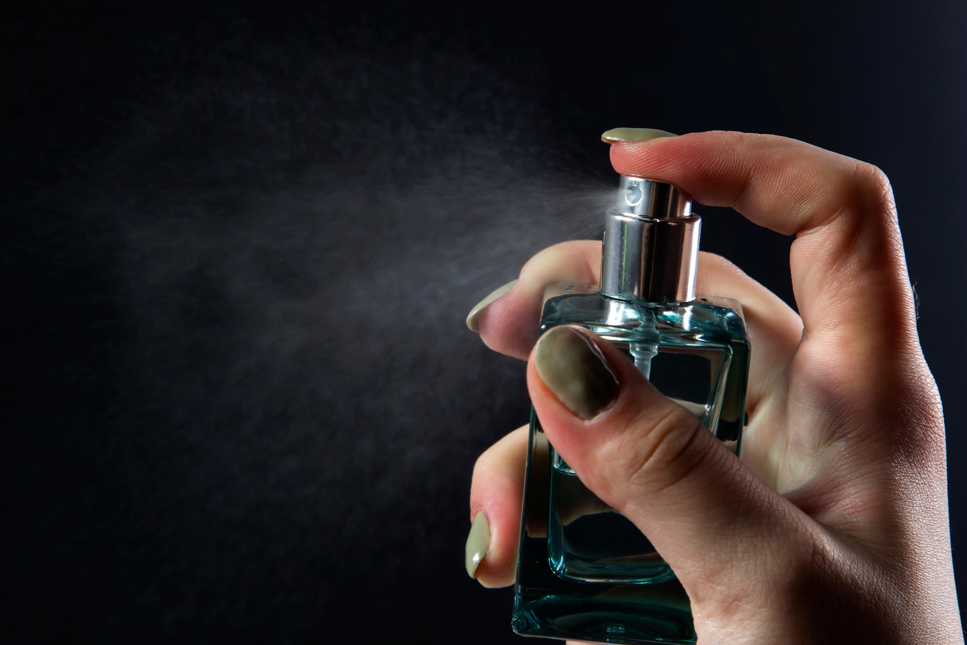 Corporate Gifting 2 a girl spraying perfume